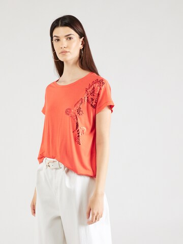 T-shirt s.Oliver en orange : devant