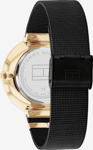 TOMMY HILFIGER Analoguhr in Schwarz