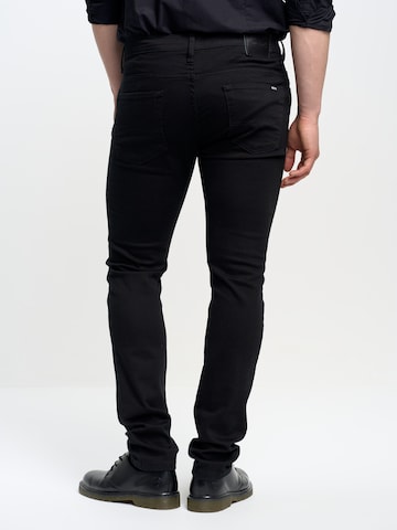 BIG STAR Slimfit Jeans 'Jeffray' in Zwart