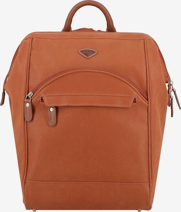 Jump Backpack 'Uppsala' in Brown: front