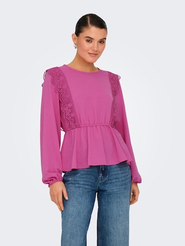 ONLY Shirt 'ONLMETTE' in Pink: front