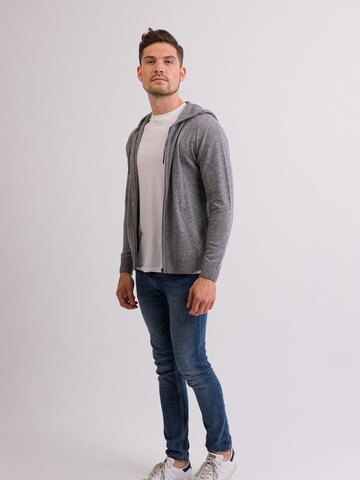 CASH-MERE.CH Knit cardigan in Grey