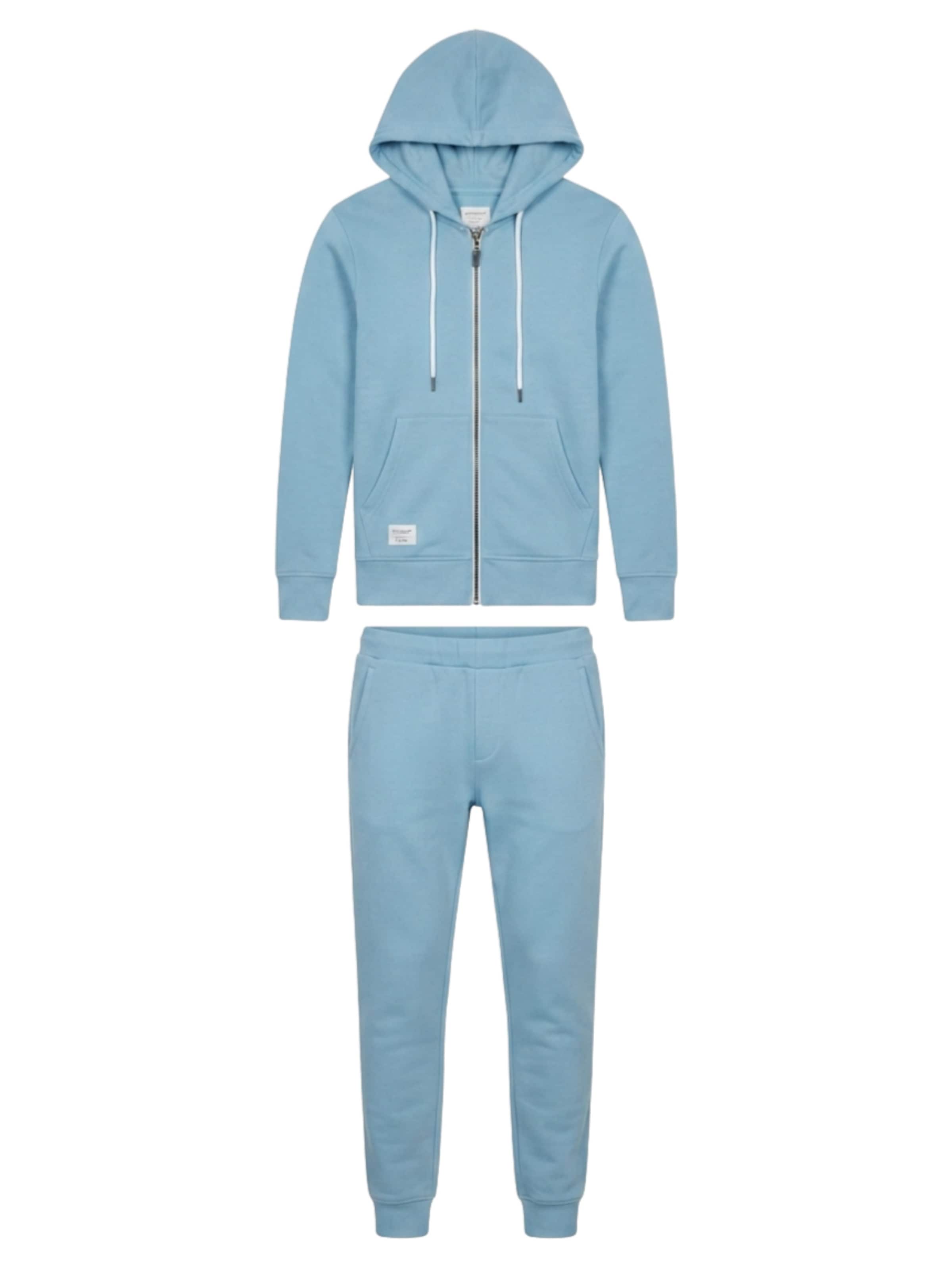 Tuta da jogging di Ombre in blu: frontale
