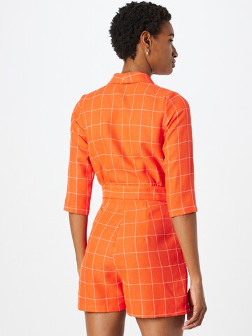 Closet London Jumpsuit 'London Tuxedo' i orange