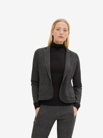 TOM TAILOR Blazer in Black