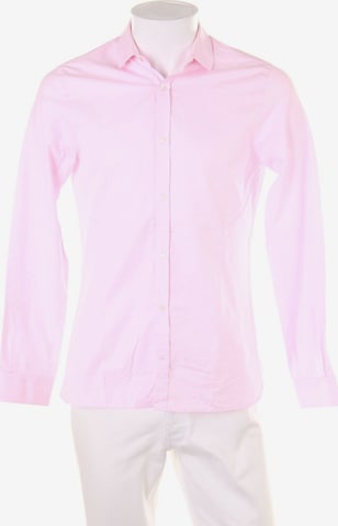 BURBERRY Button Up Shirt in S in Pink: front