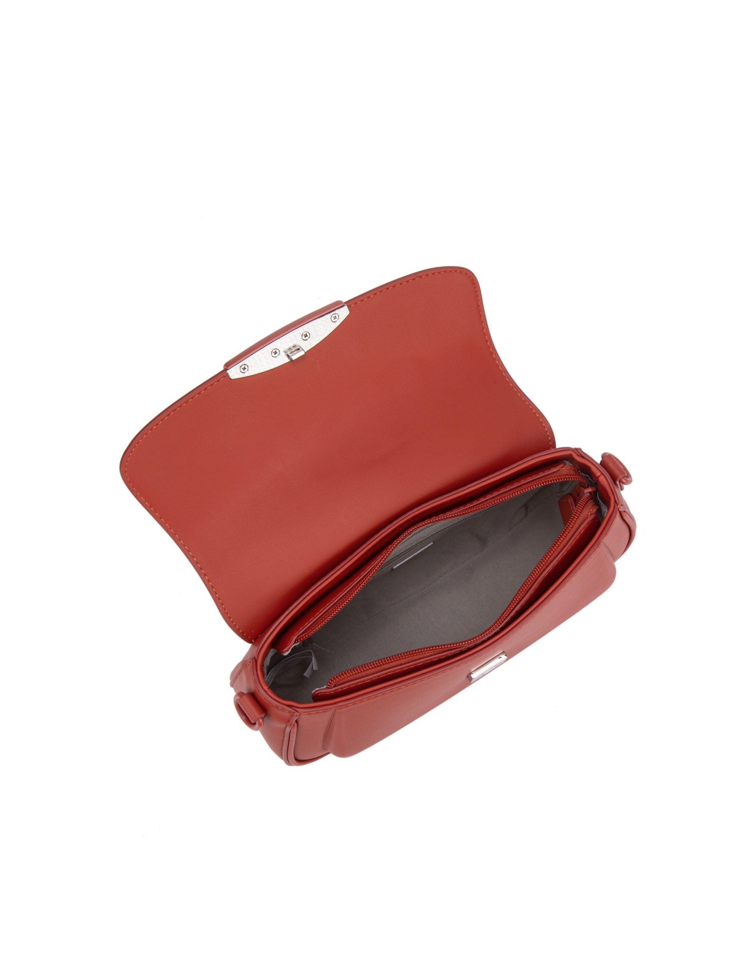 Borsa a spalla 'Borsa a Spalla Baguette David Jones Ecopelle con Chiusura Magnetica' di David Jones in beige