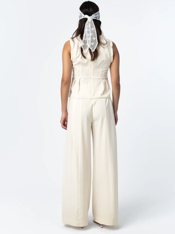 Coster Copenhagen Top ' Shiny ' in Weiß