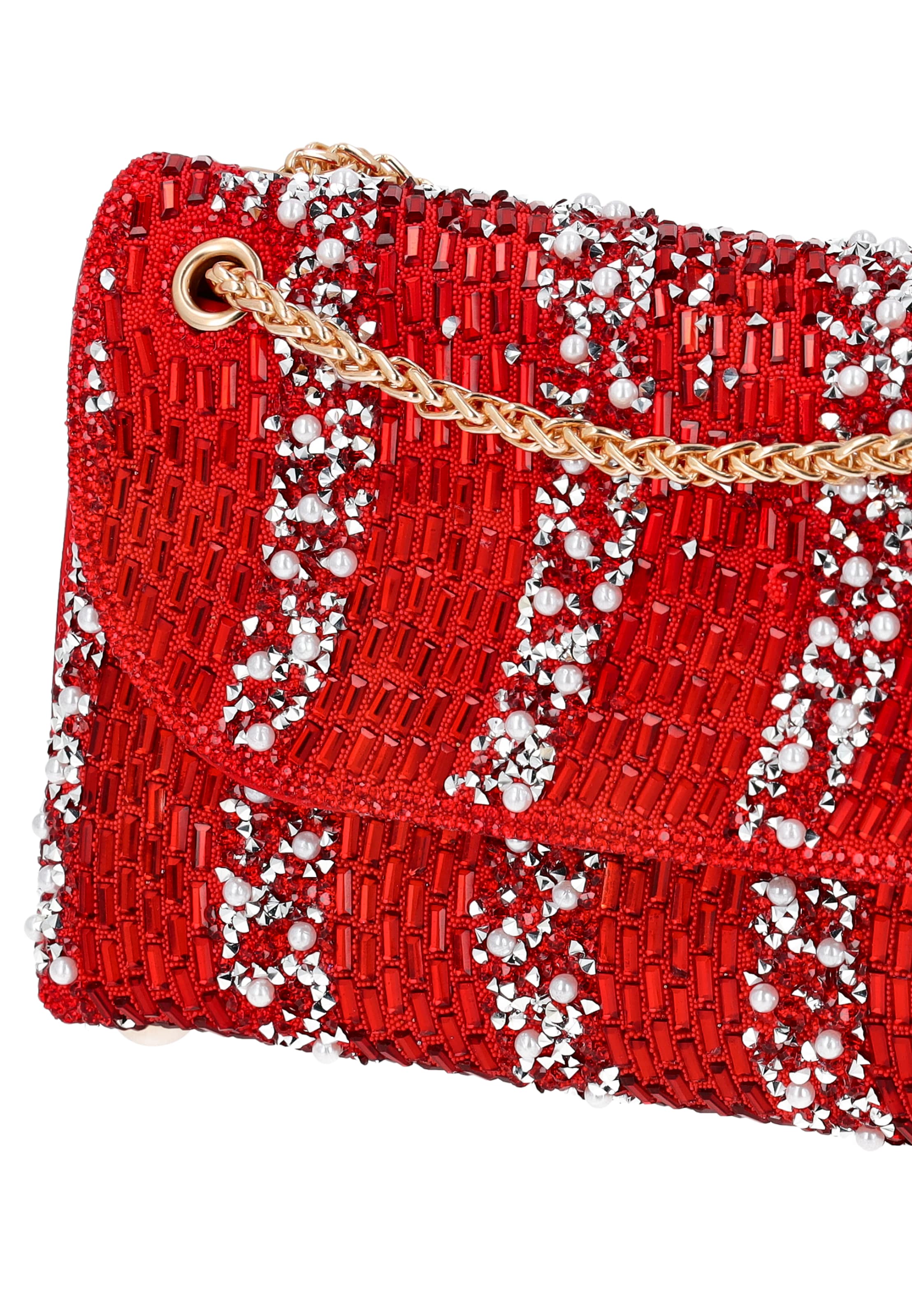 Sac bandoulière faina en rouge