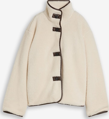 TOM TAILOR DENIM Fleecetakki värissä beige: etupuoli