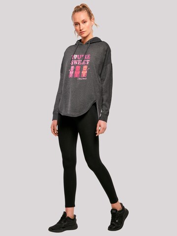 Sweat-shirt 'Valentinstag You're Sweet Gummy Bears' F4NT4STIC en gris