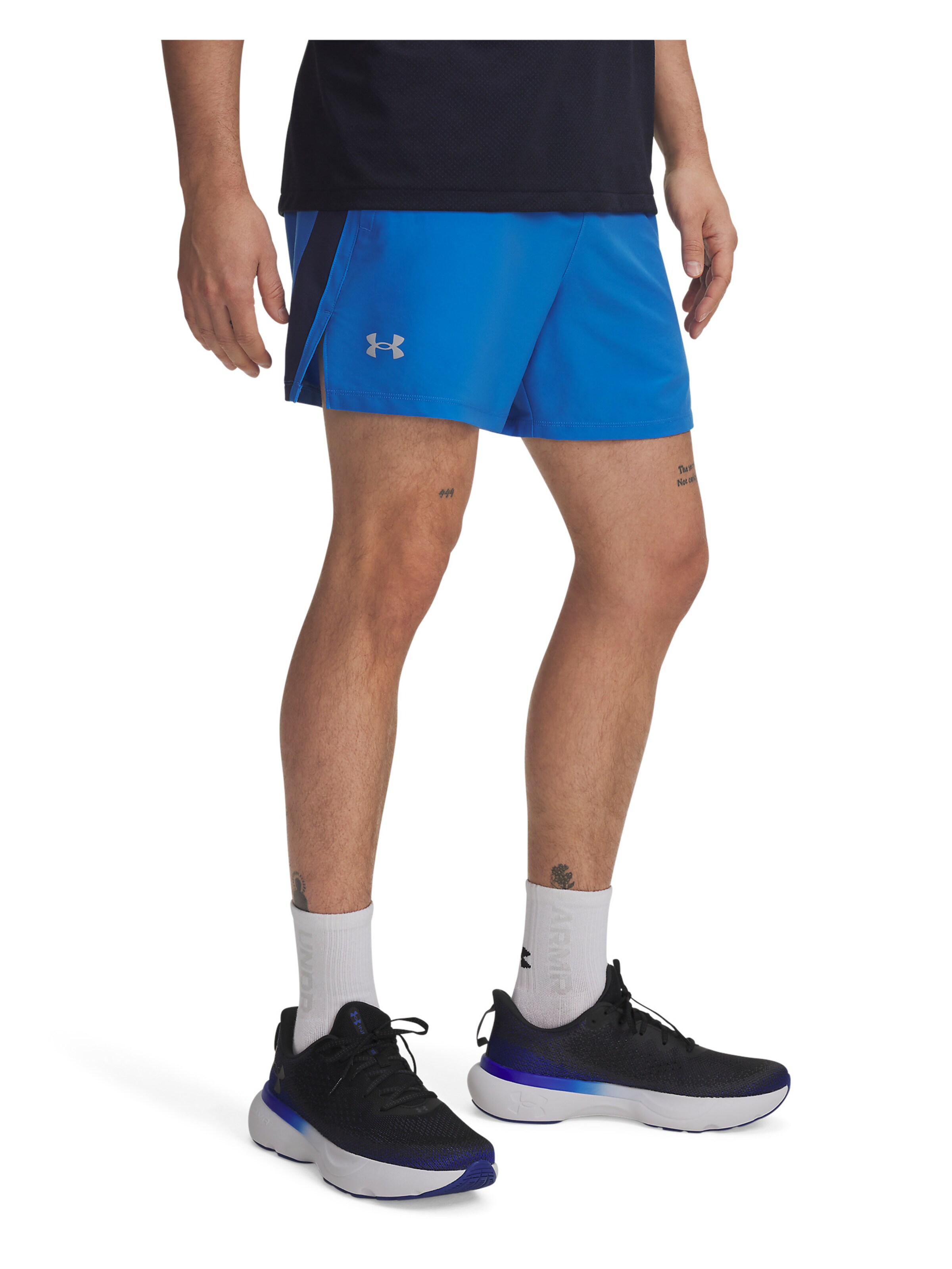 UNDER ARMOUR Regular Sportbroek 'Launch 5' in Blauw