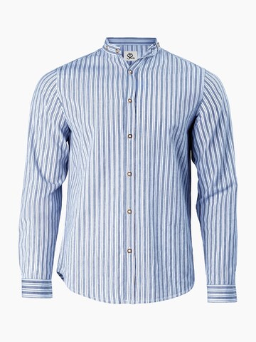HerzSticht Traditional shirt 'Geigelstein' in Blue: front