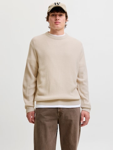 Pullover 'JWHRICE' di JACK & JONES in beige: frontale