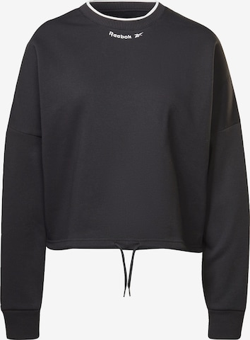 Reebok Athletic Sweatshirt in Black: front