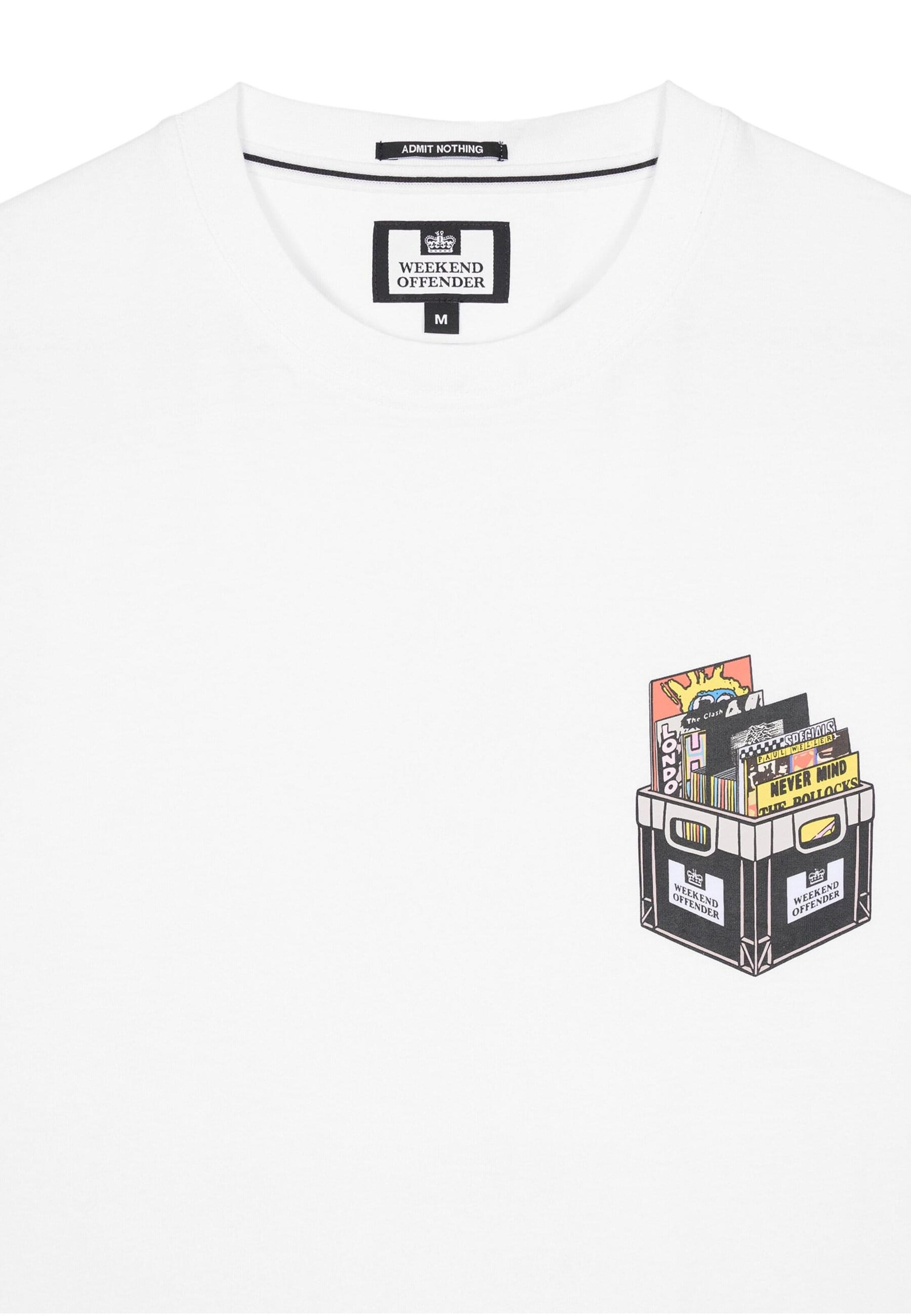 Weekend Offender Shirt 'Diggin' in Wit