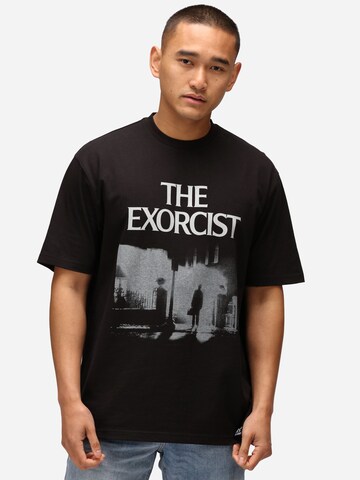 Recovered T-Shirt 'The Exorcist' in Schwarz: predná strana