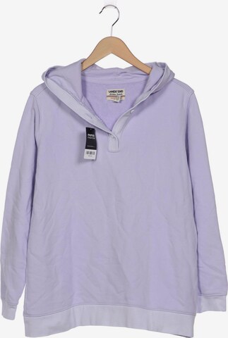 Lands‘ End Sweatshirt & Zip-Up Hoodie in L in Purple: front