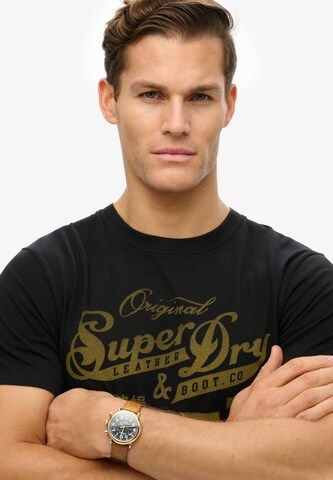 Superdry Shirt in Zwart