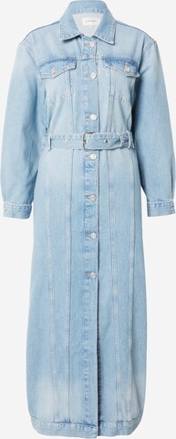 Robe-chemise FRAME en bleu : devant