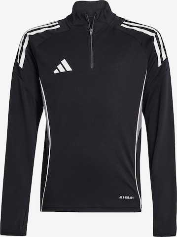ADIDAS PERFORMANCE Athletic Sweatshirt in Black: front