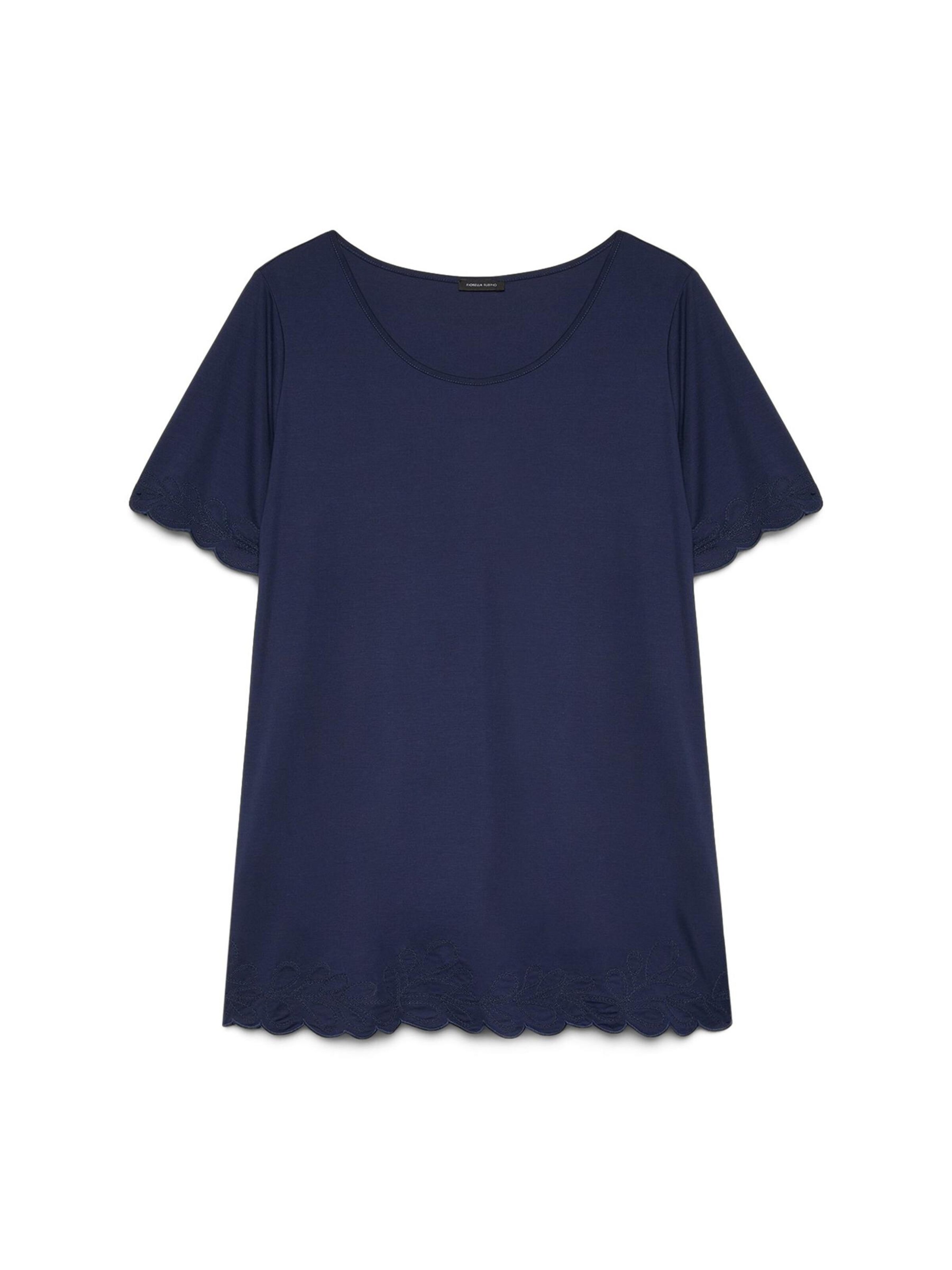 Fiorella Rubino Shirt in Blauw: voorkant