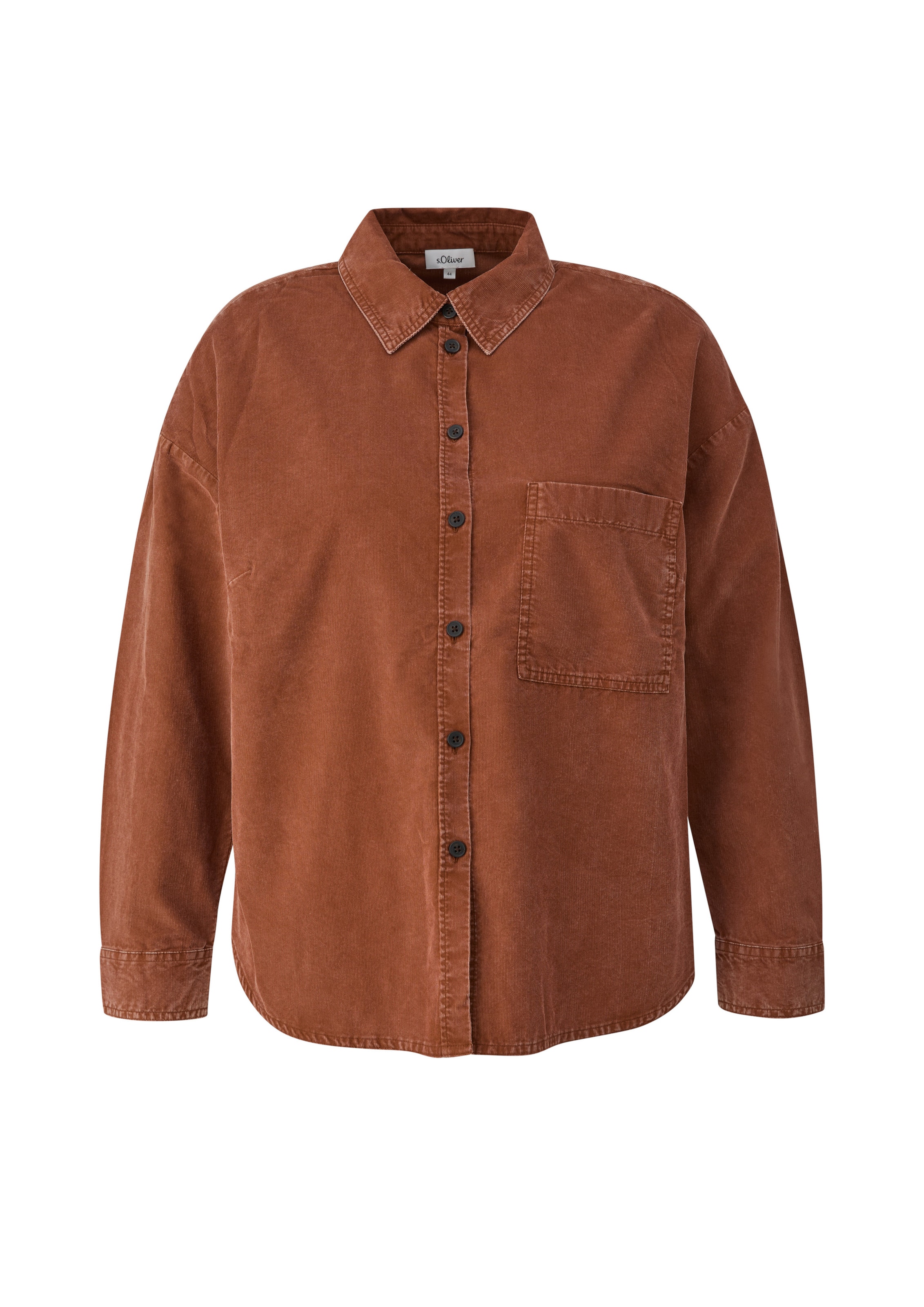 s.Oliver CURVE Bluse in Braun: Vorderseite