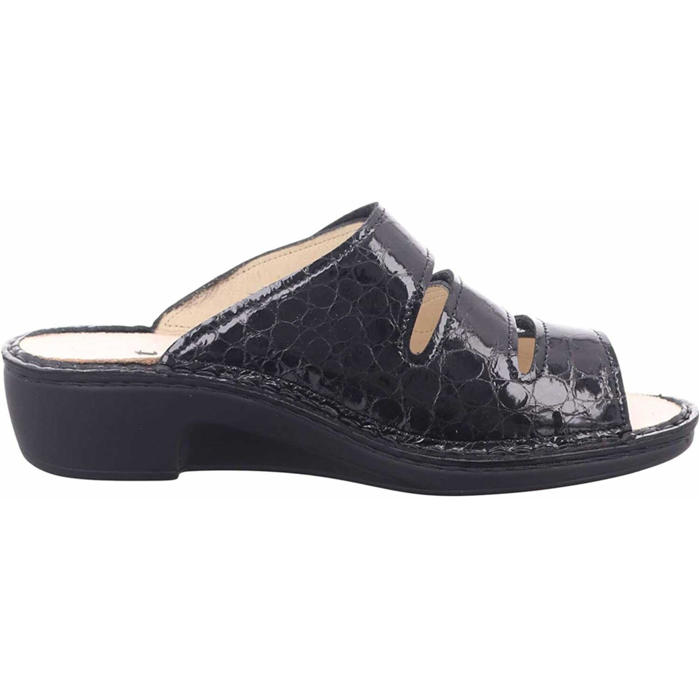 Finn Comfort Mule in Black