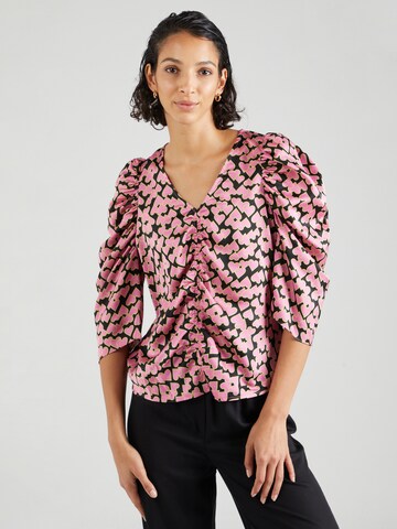 co'couture Bluse 'Flashy' i sort: forside