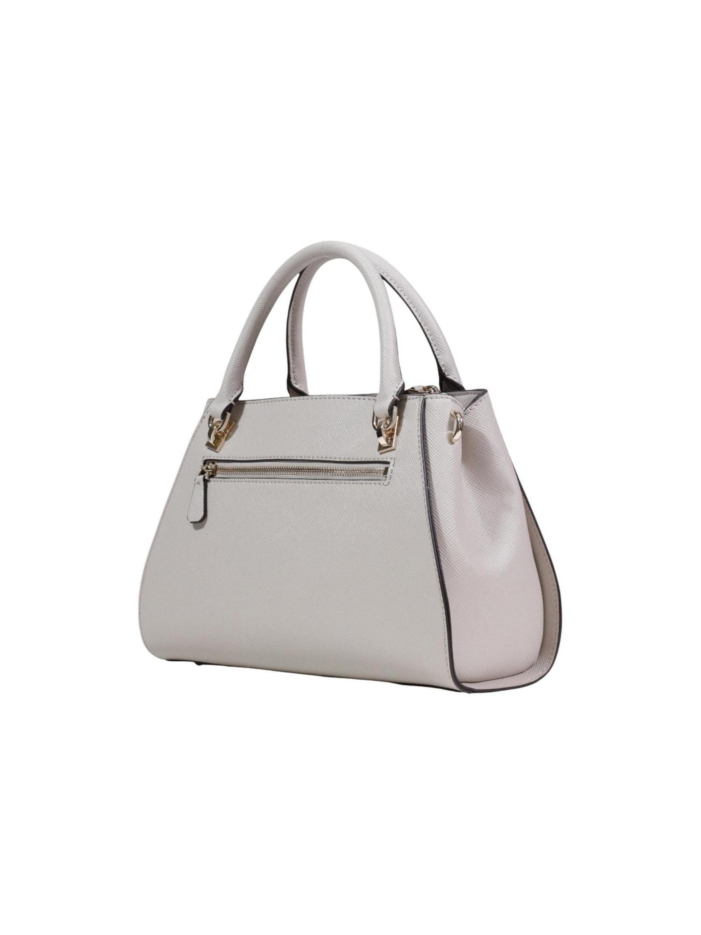 Borsa a mano 'NOELLE II LUXURY SATCHEL HWZG96 72070' di GUESS in grigio