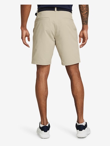 UNDER ARMOUR Regular Workout Pants in Beige