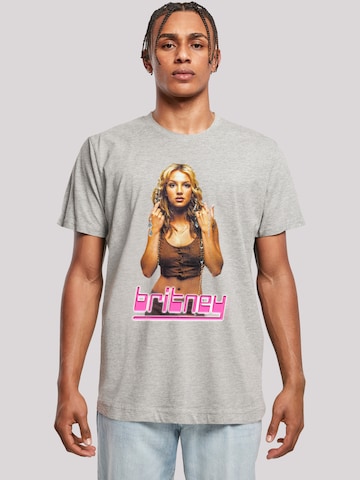 F4NT4STIC Shirt in Grijs: voorkant