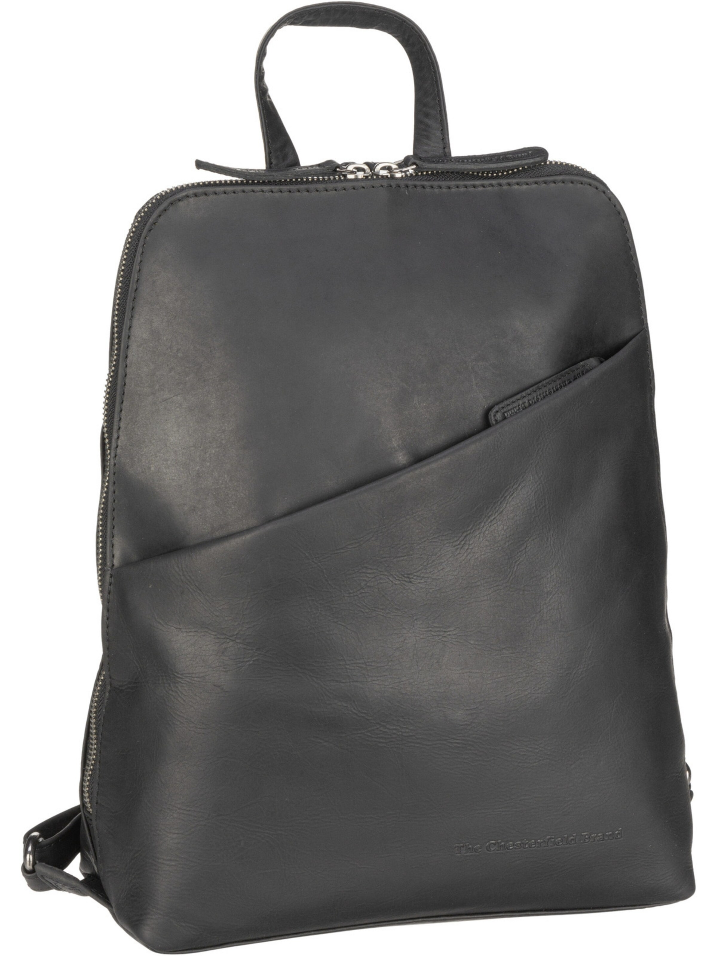 The Chesterfield Brand Rucksack 'Wax Pull Up Amanda' in schwarz, Produktansicht