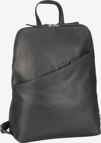 The Chesterfield Brand Backpack 'Wax Pull Up Amanda' in Black: front