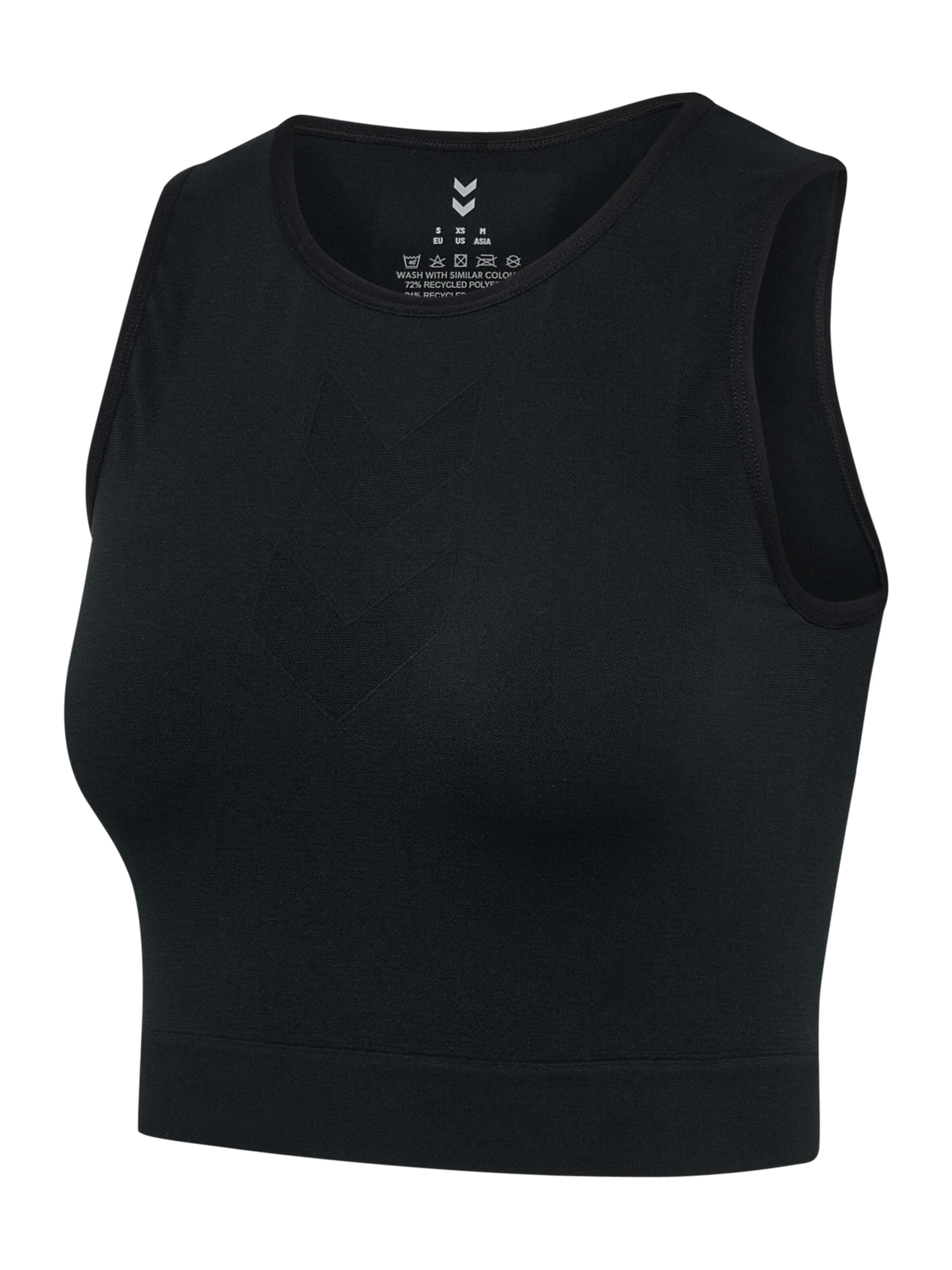 Hummel Bustier Sporttop 'Hiit' in Schwarz