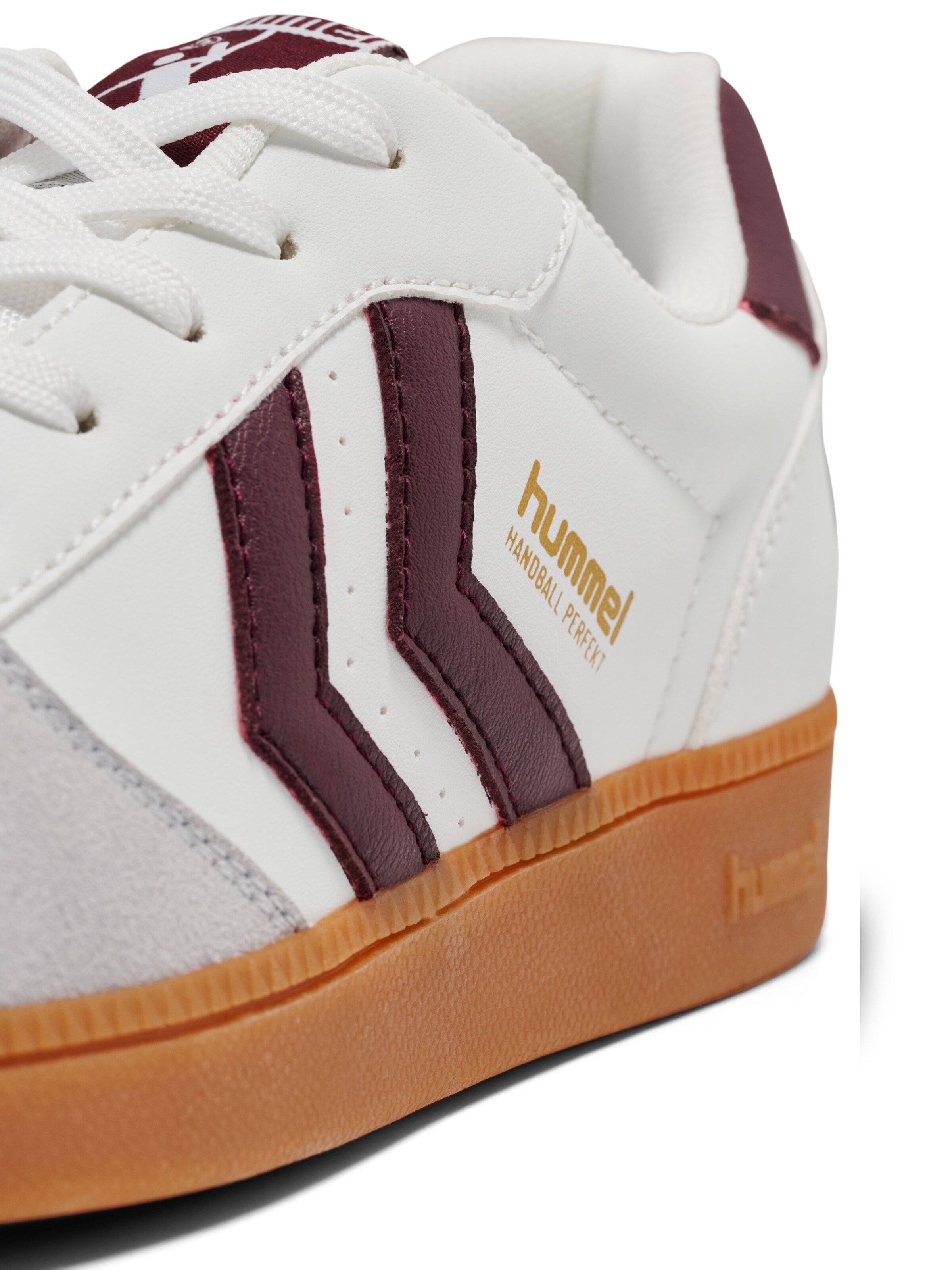 Hummel Platform trainers 'Handball Perfekt' in White