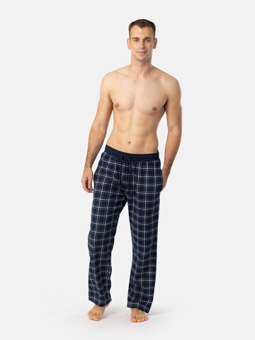 PANTONECLO Pyjamabroek 'Pantoneclo Men’s Night Wear Long Pajama' in Blauw