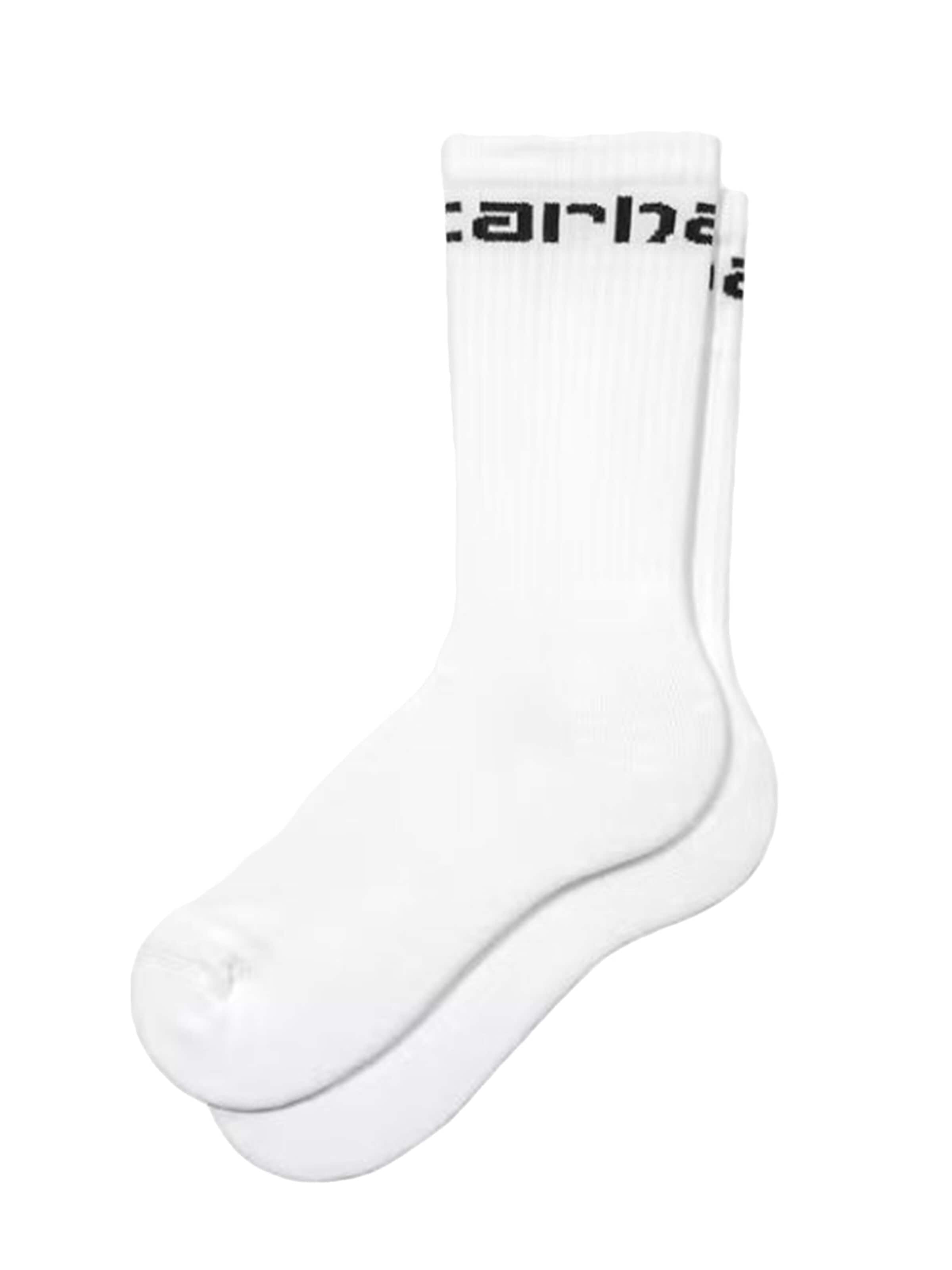 Carhartt WIP Skarpety 'CARHARTT SOCKS WHITE / BLACK' w kolorze biały: przód