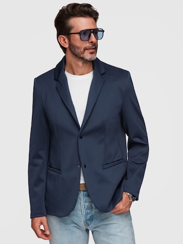 Ombre Regular fit Colbert 'M168' in Blauw