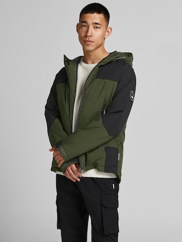 JACK & JONES Tussenjas 'Dexter' in Groen: voorkant