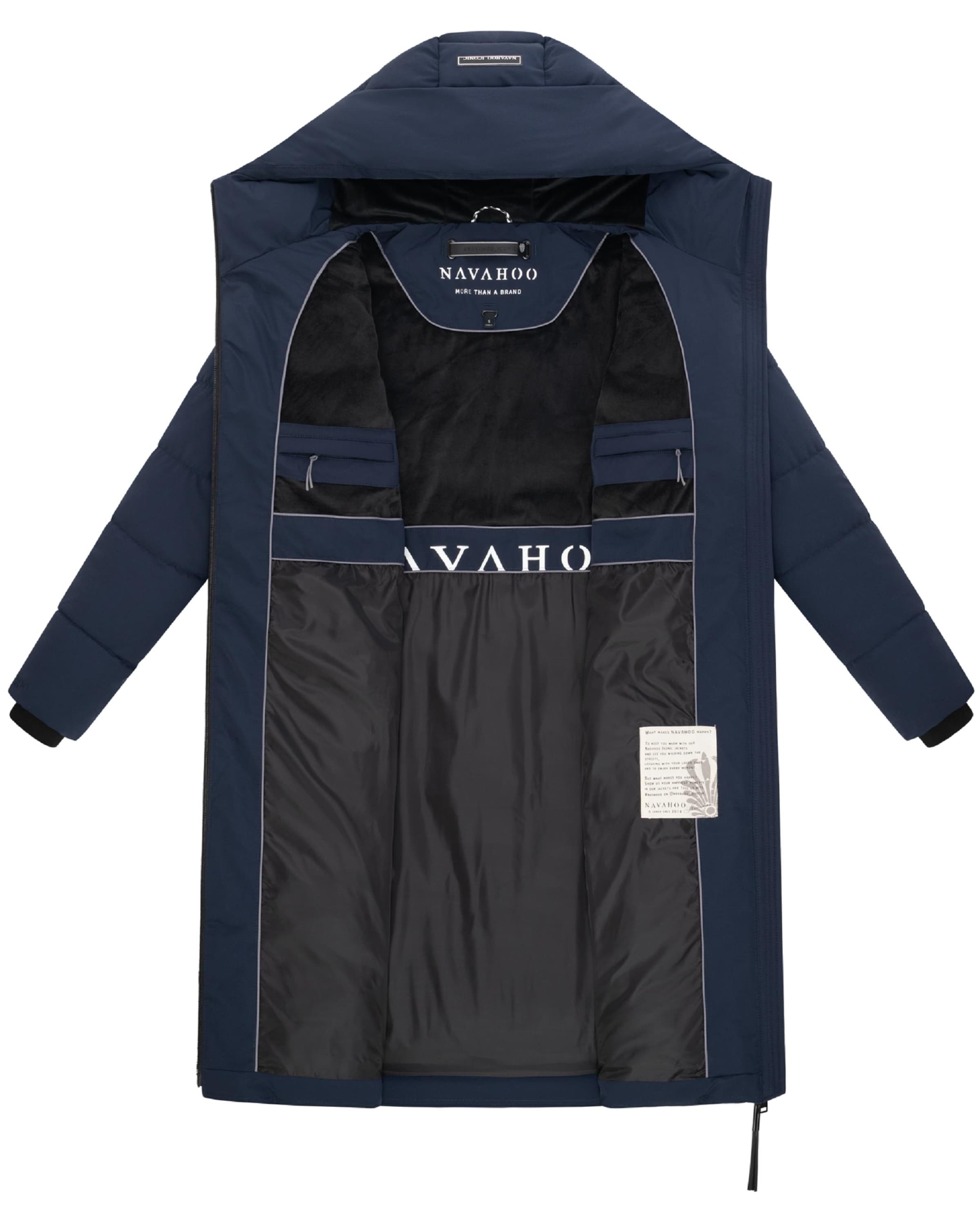 zils NAVAHOO Ziemas mētelis 'Schokokuss XIV'