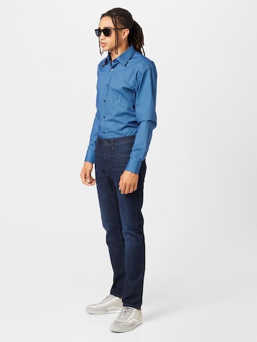 BOSS Slimfit Jeans 'Delaware' in Blau