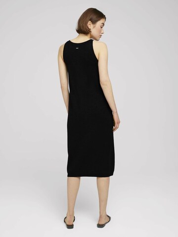 TOM TAILOR DENIM Knitted dress in Black