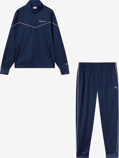 Treniruočių kostiumas iš Champion Authentic Athletic Apparel, spalva – tamsiai mėlyna / raudona / balta, Prekių apžvalga