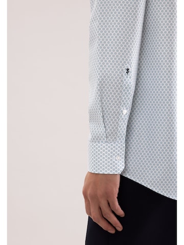 SEIDENSTICKER Regular Fit Business Hemd ' Schwarze Rose ' in Blau