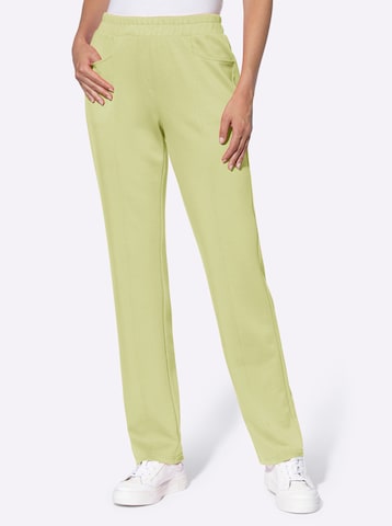 regular Pantaloni 'Ganz' di heine in verde: frontale