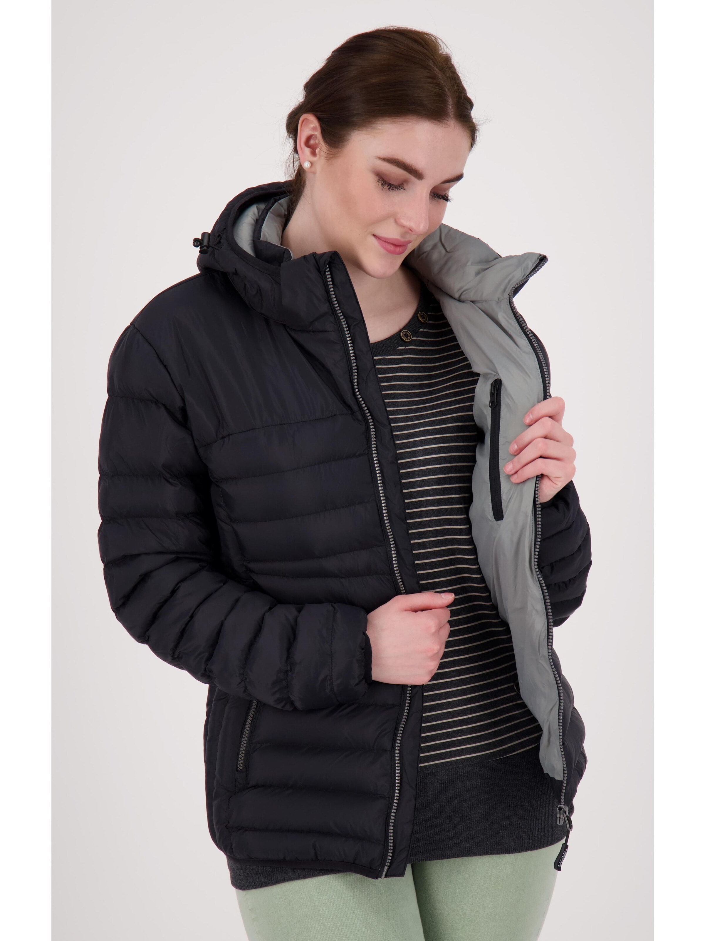 deproc Winter Jacket 'GILMOUR II WMN' in Grey
