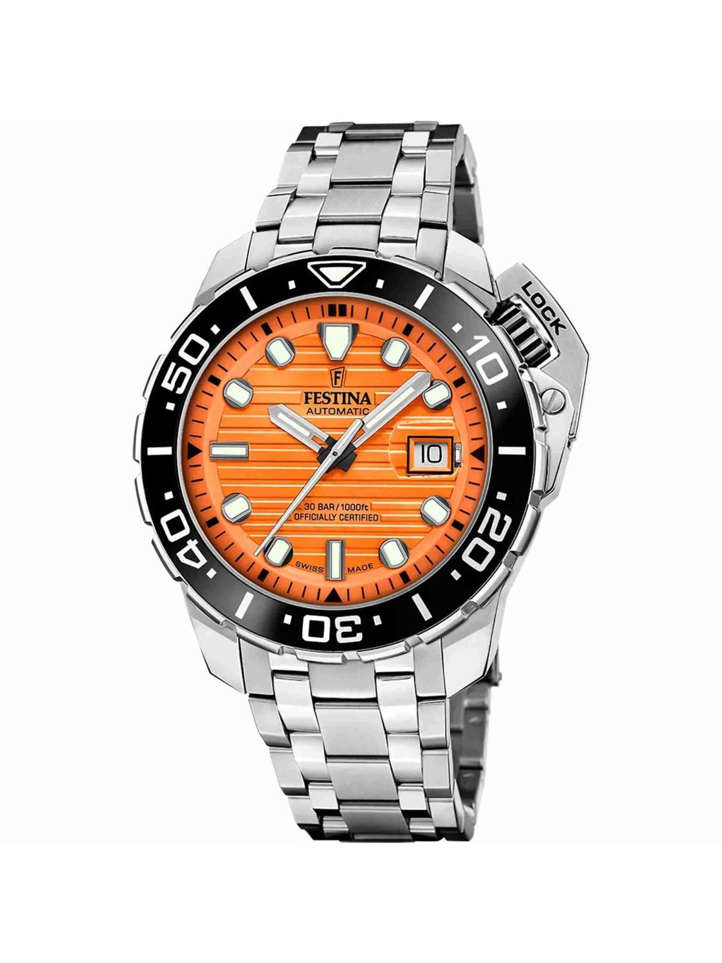 FESTINA - Reloj analógico 'Festina F20043' en naranja: frente