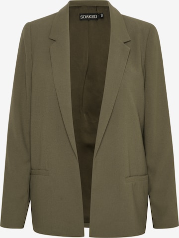 Blazer 'Shirley' SOAKED IN LUXURY en vert : devant