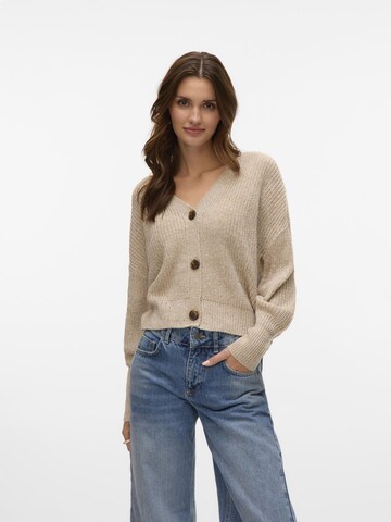 Cardigan 'VMLea' VERO MODA en gris : devant